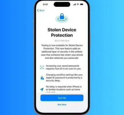 永仁苹果授权维修店分享被盗设备保护功能开启方法 