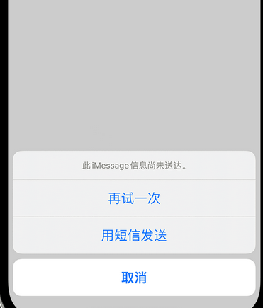 永仁apple维修iPhone上无法正常发送iMessage信息