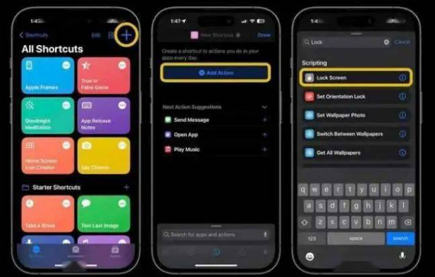 永仁苹果14锁屏维修店分享iPhone14升级iOS16.4后如何创建锁屏快捷方式 