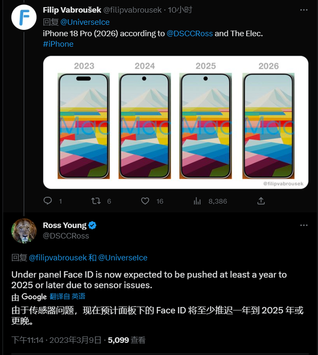 永仁苹果手机维修分享:屏下Face ID有什么优势？iPhone何时会有屏下Face ID？ 