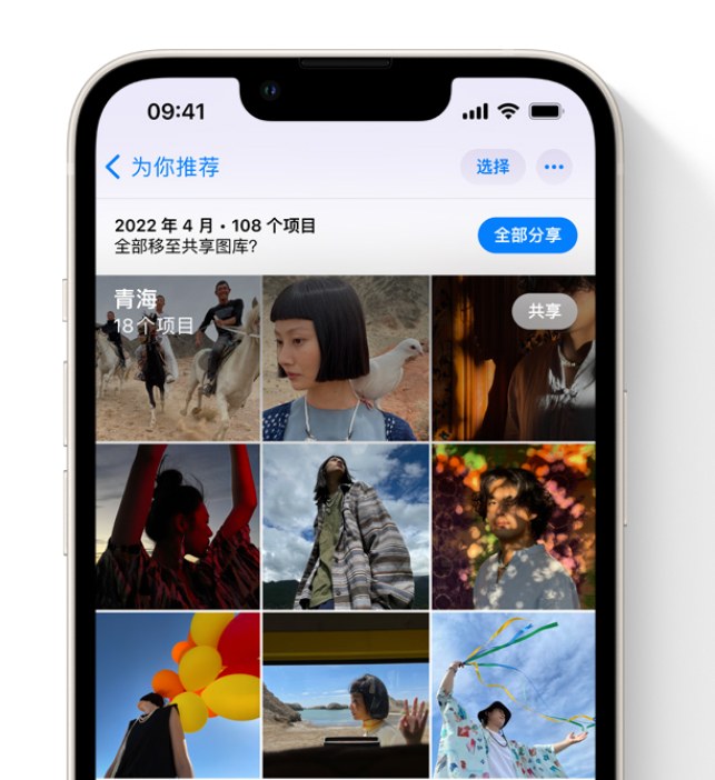 永仁苹果维修网点分享在 iPhone 上使用共享图库 