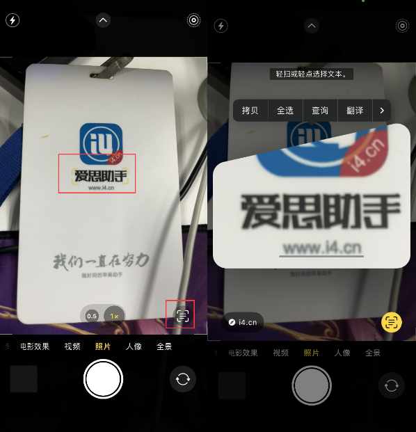 永仁苹果手机维修分享升级iOS 16后如何通过相机翻译文本 