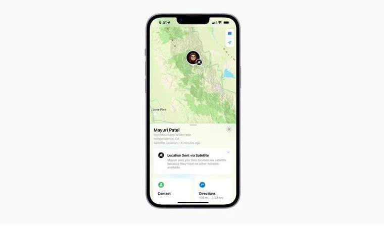 永仁苹果14维修分享iPhone14系列中 FindMy功能通过卫星分享位置方法教程 