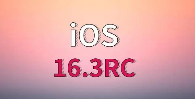 永仁苹果手机维修分享iOS 16.3 RC版升级_iOS 16.3 RC版一键刷机教程 